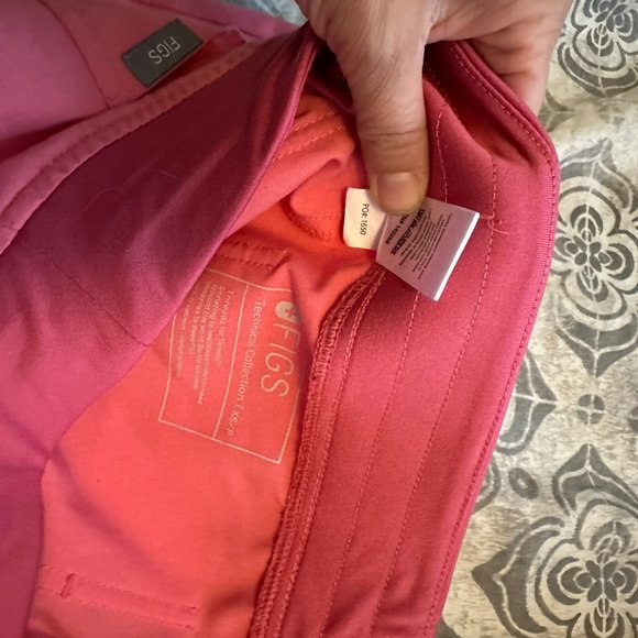 Figs zamora scrubs pants xsp neon pink - Picture 2 of 2